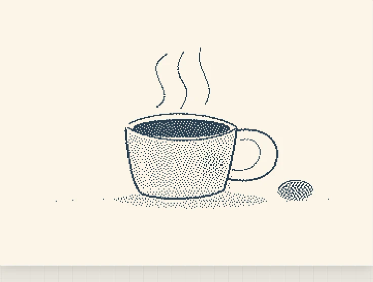 A little cup made in Jago Dither