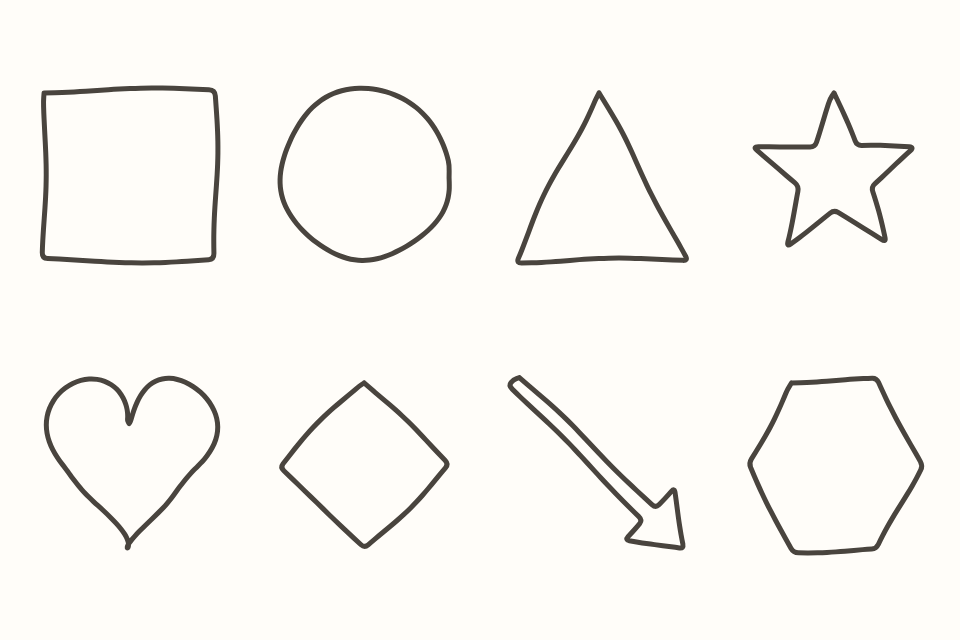 Wobble study of circles, stars, polygons and layered shapes